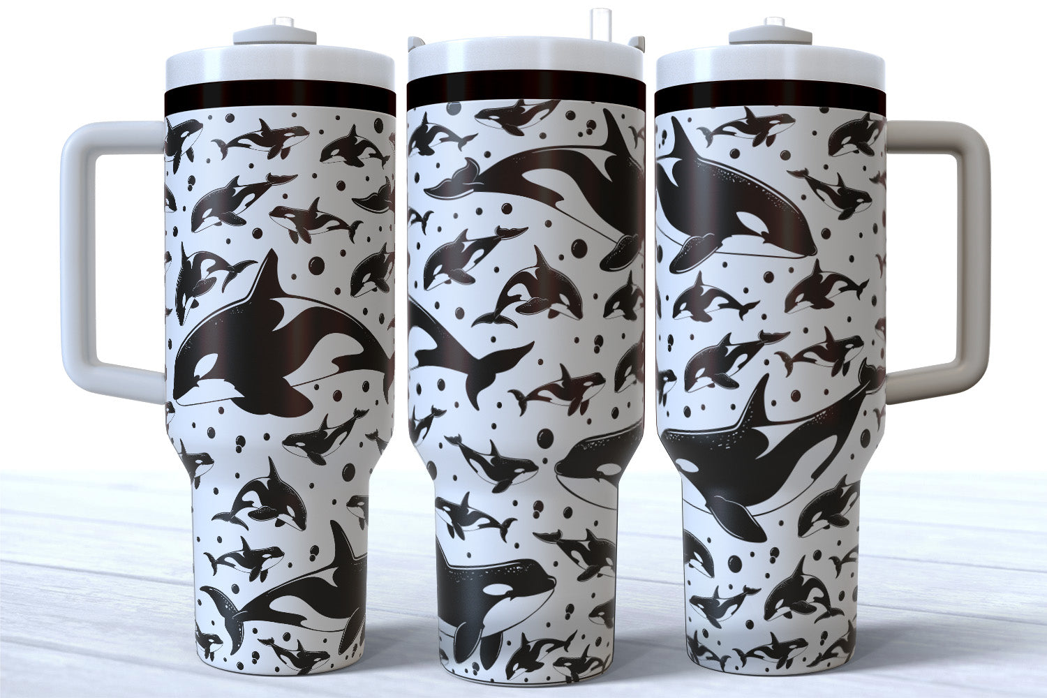 Orcas, Killer Whales 40oz