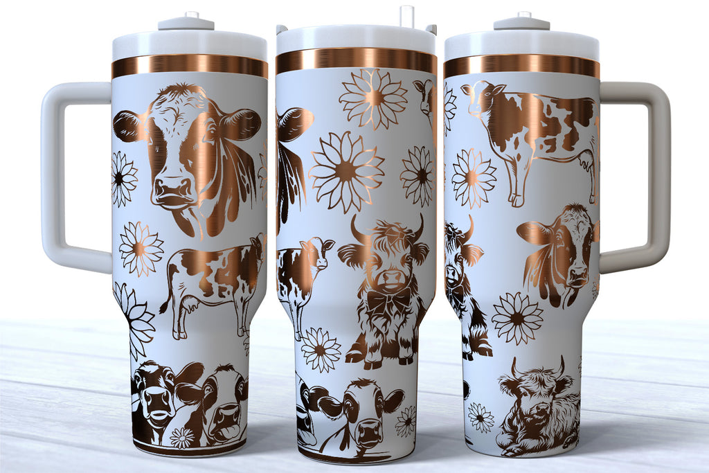 Cow Collage 40oz