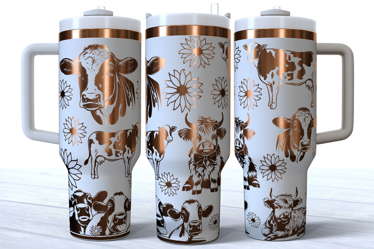 Cow Collage 40oz