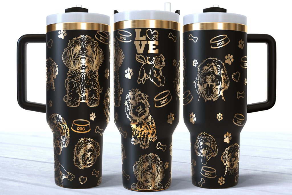 Golden Doodle Dog 40oz