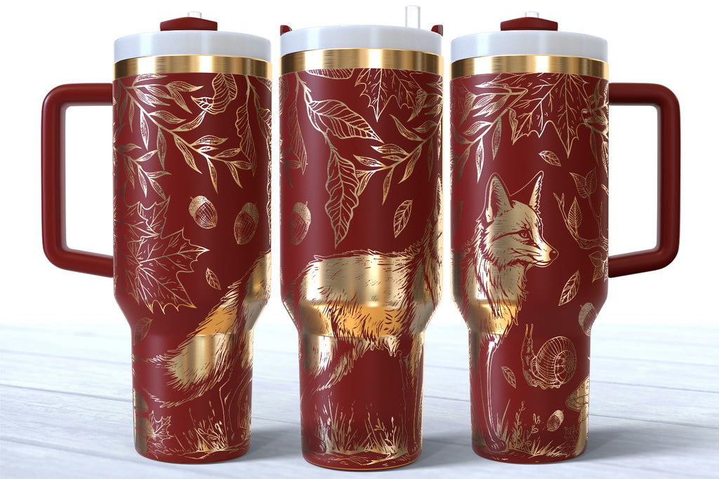 Floral Fox 40oz