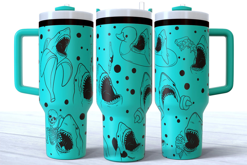 Funny Sharks 40oz