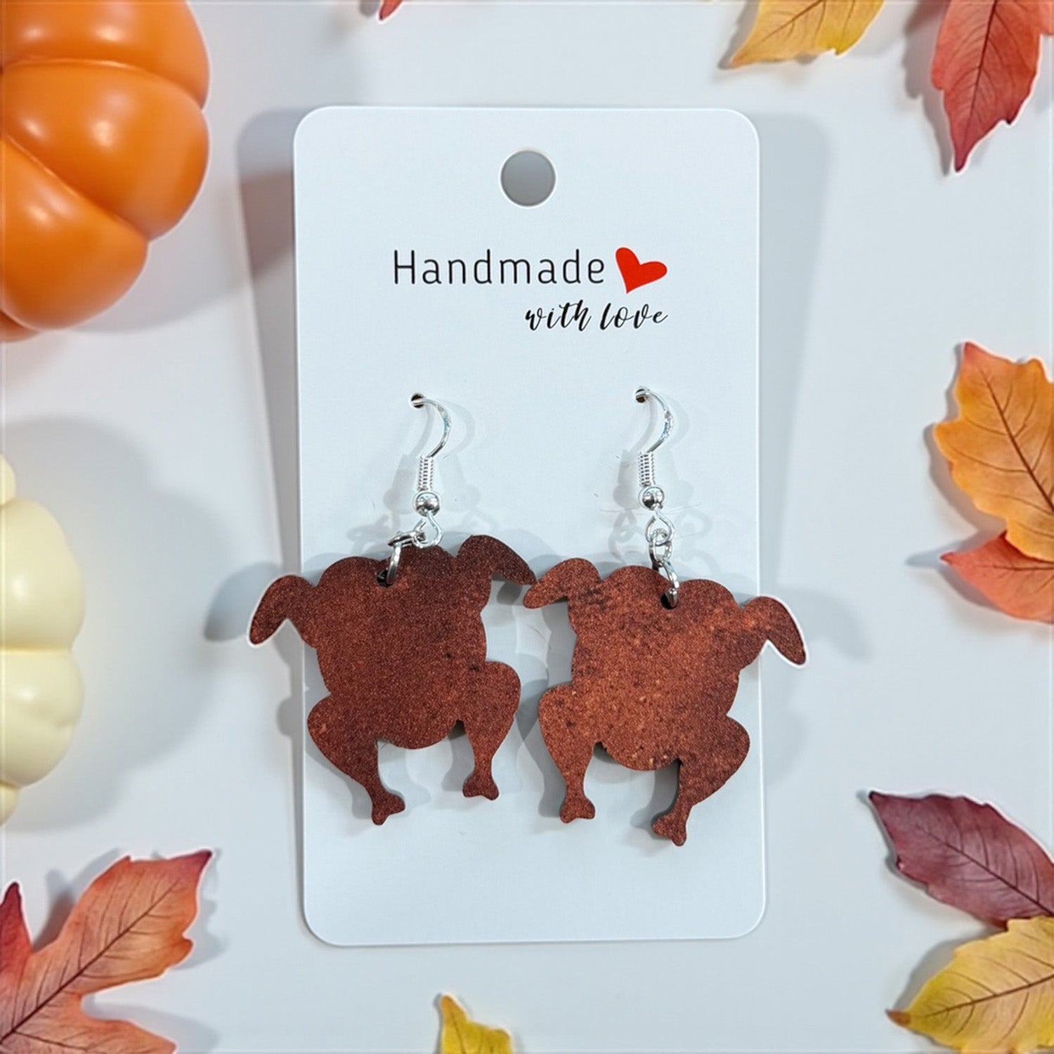 Roasted Turkey Earrings