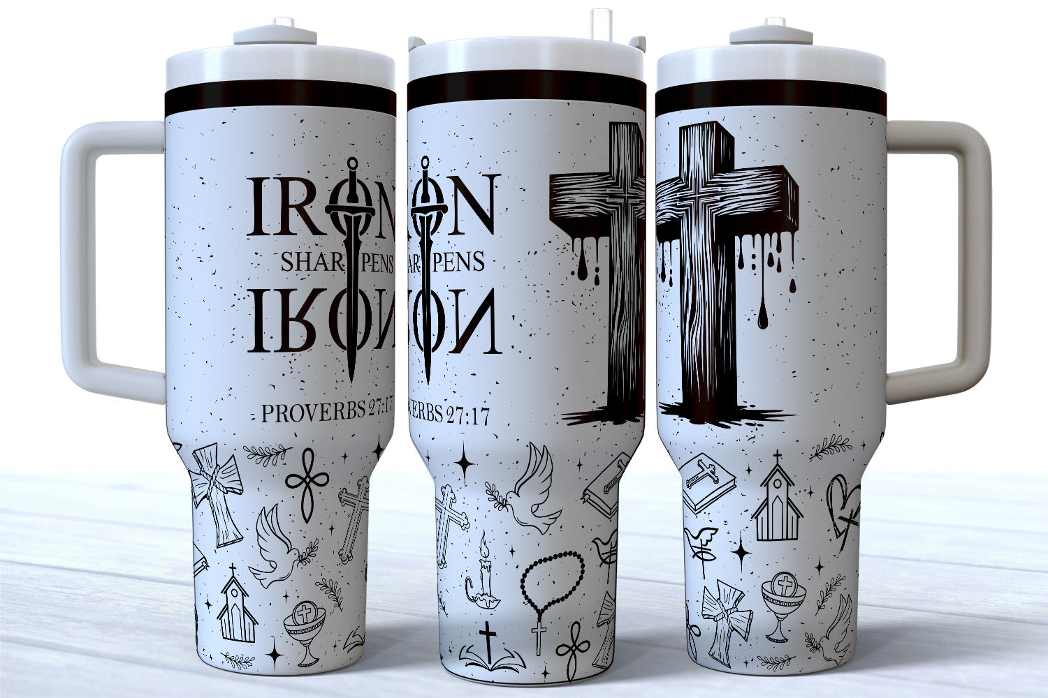 Iron Sharpens Iron 40oz