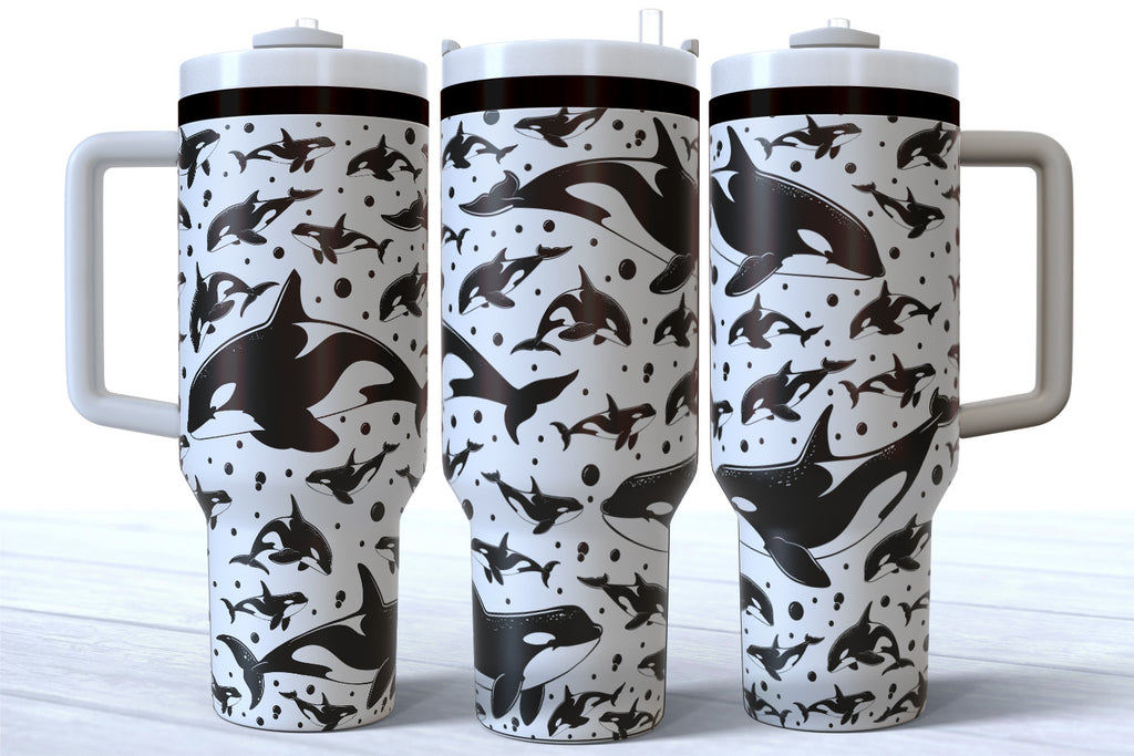 Orcas, Killer Whales 40oz
