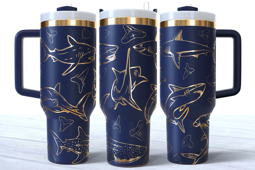 Shark Collage 40oz