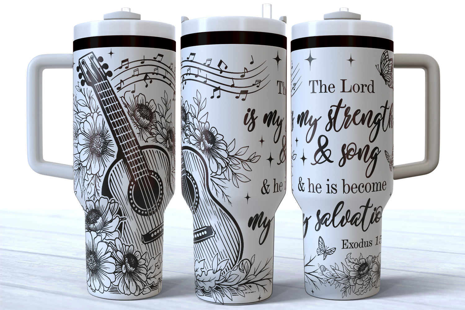 The Lord is my Strength & Song 40oz