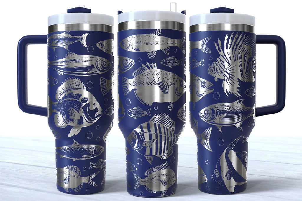 Fish Collage 40oz