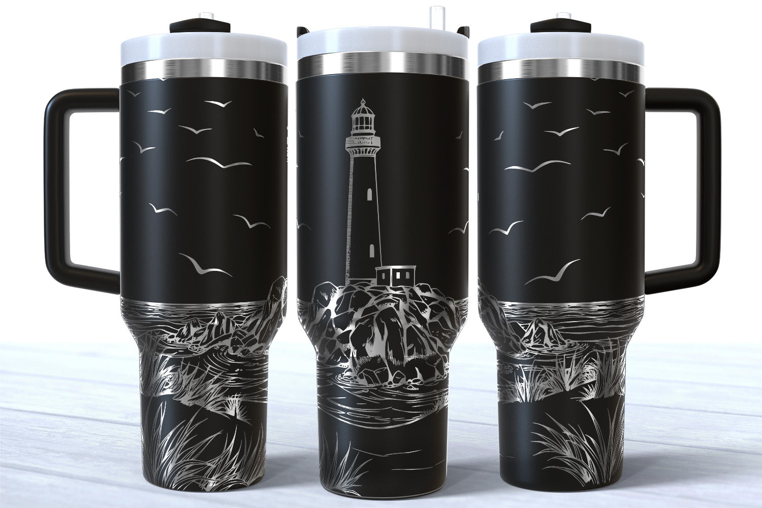Seaside Lighthouse 40oz