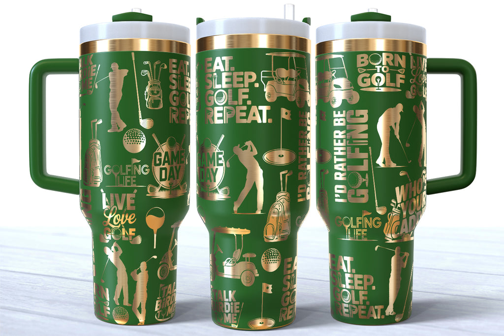 Eat Sleep Golf Repeat 40oz