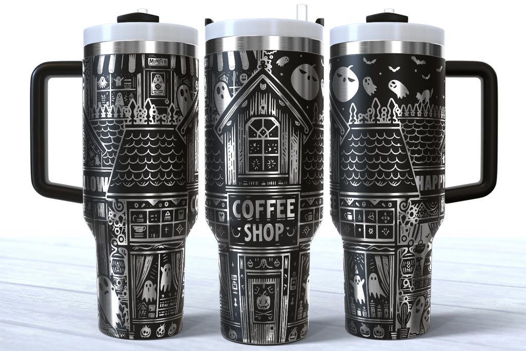 Halloween Coffee Shop 40oz