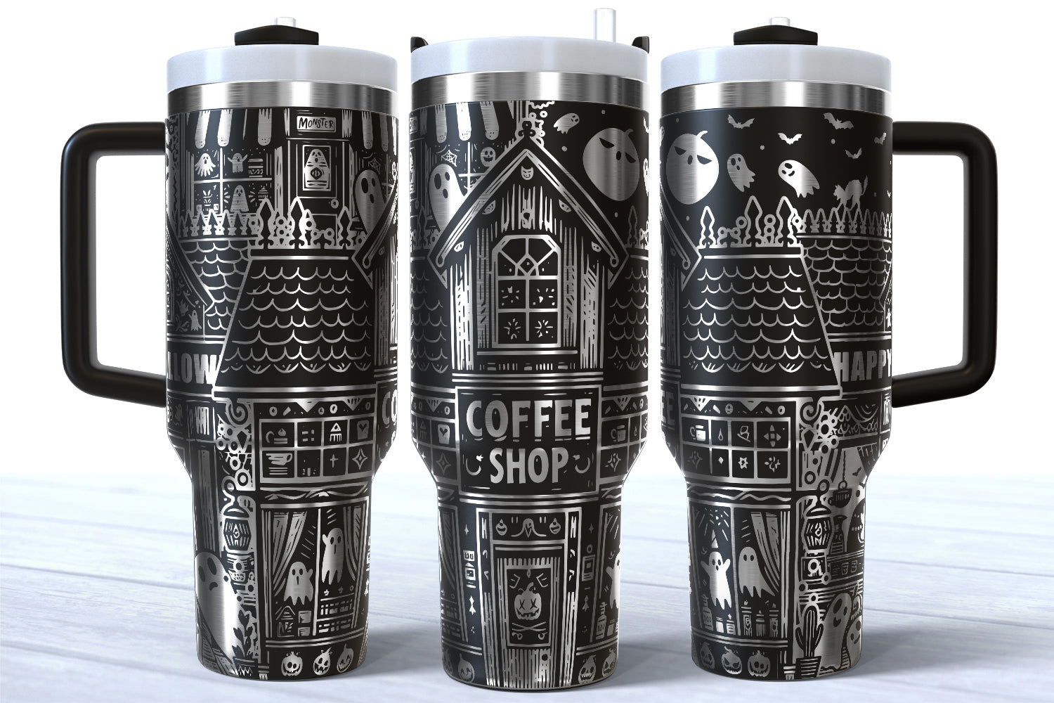 Halloween Coffee Shop 40oz