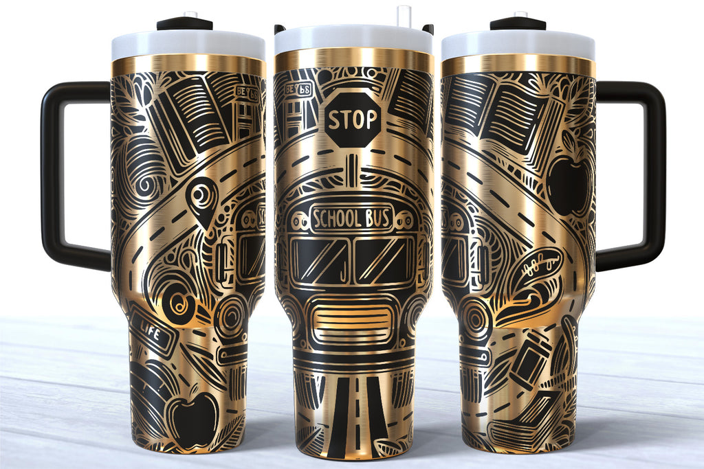 School Bus Driver 40oz