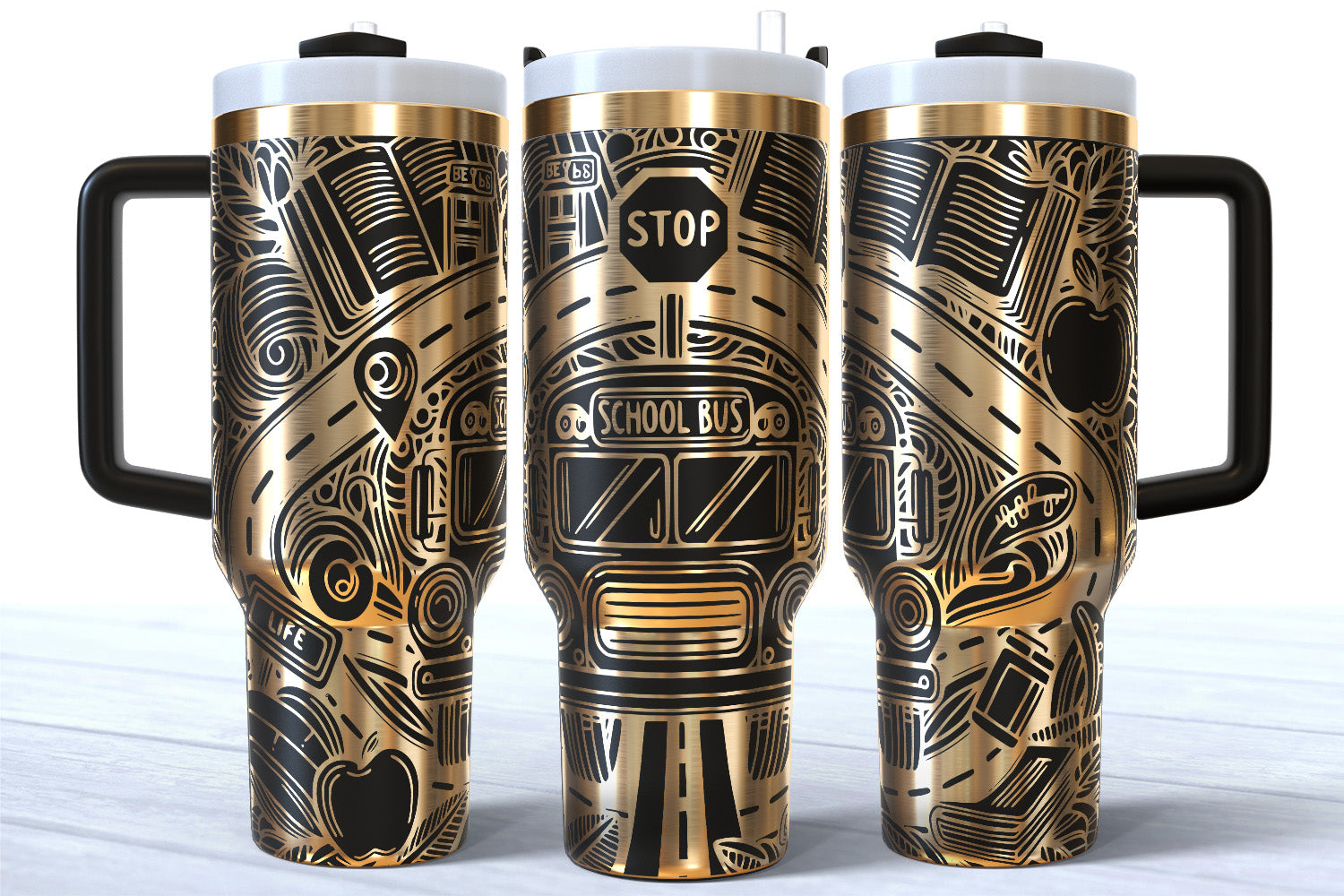 School Bus Driver 40oz