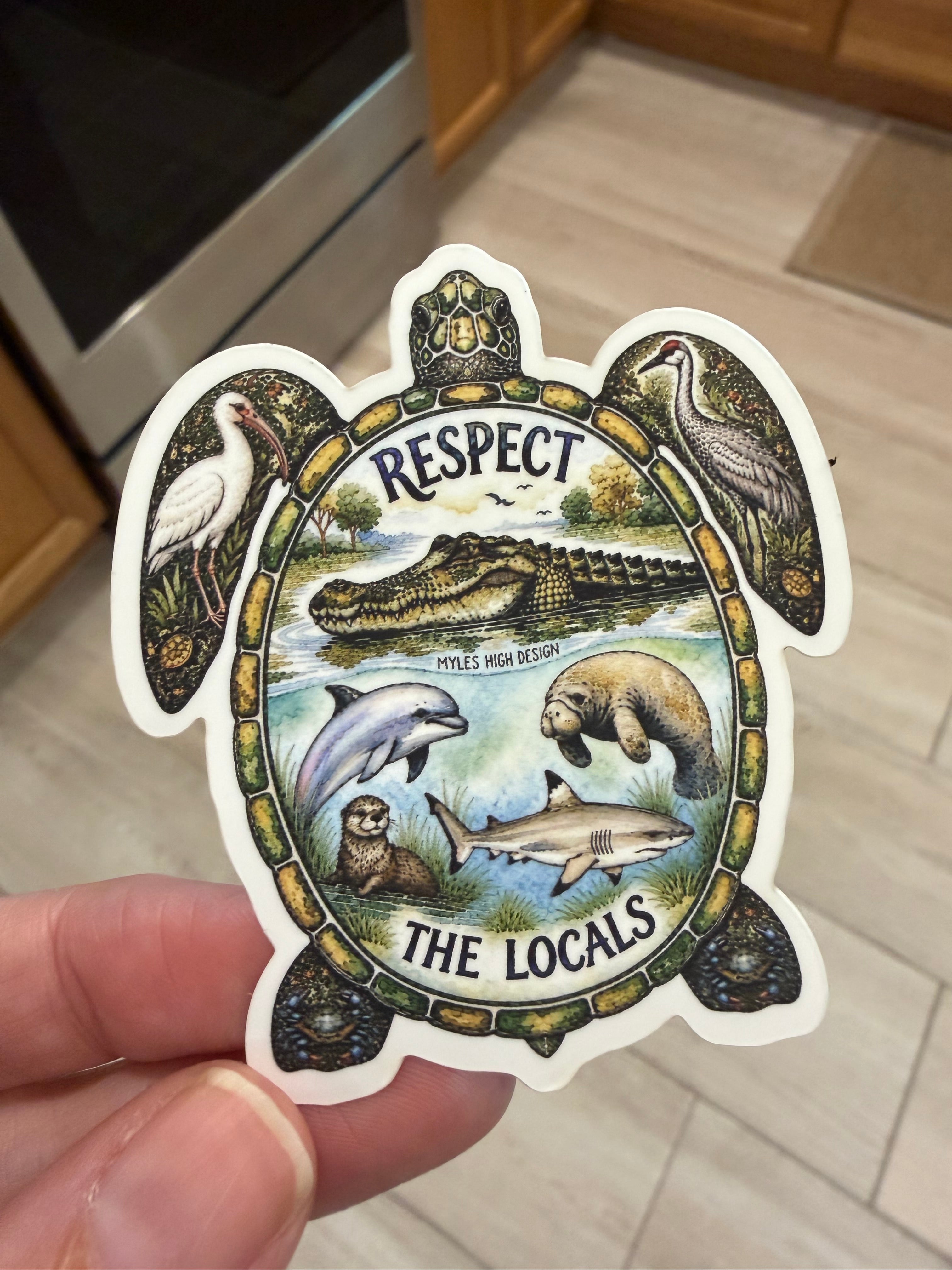Misfit Sticker Turtle Sticker Set (Two for $3.99)