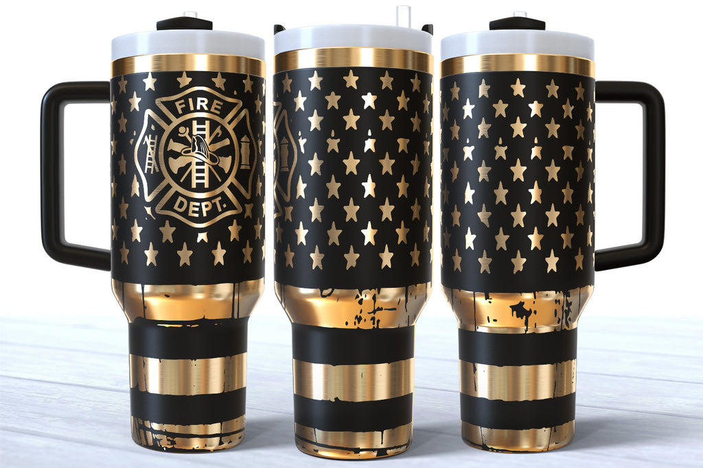 Fire Department Flag 40oz
