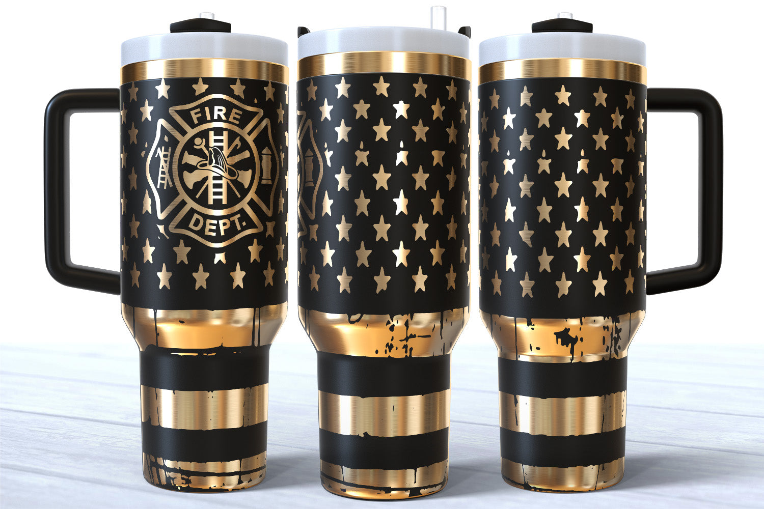 Fire Department Flag 40oz
