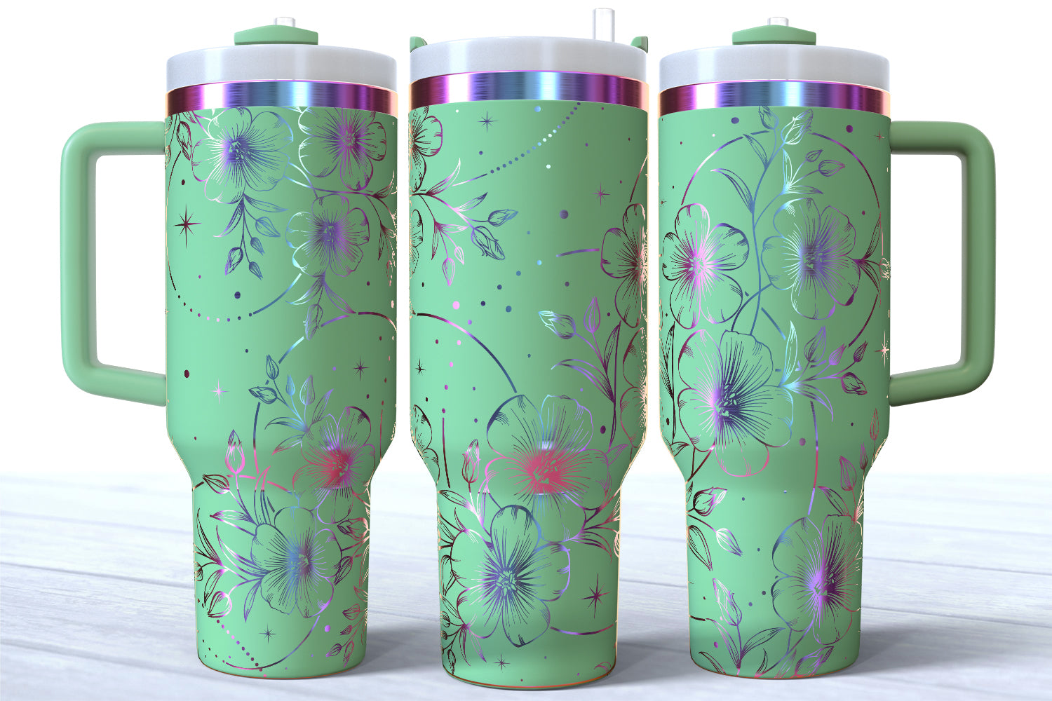 Boho Flowers 40oz