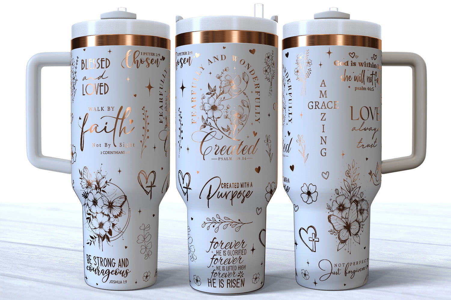 Boho Bible Verse 40oz