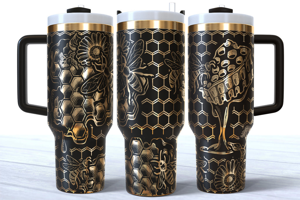 Honeycomb & Bees  40oz