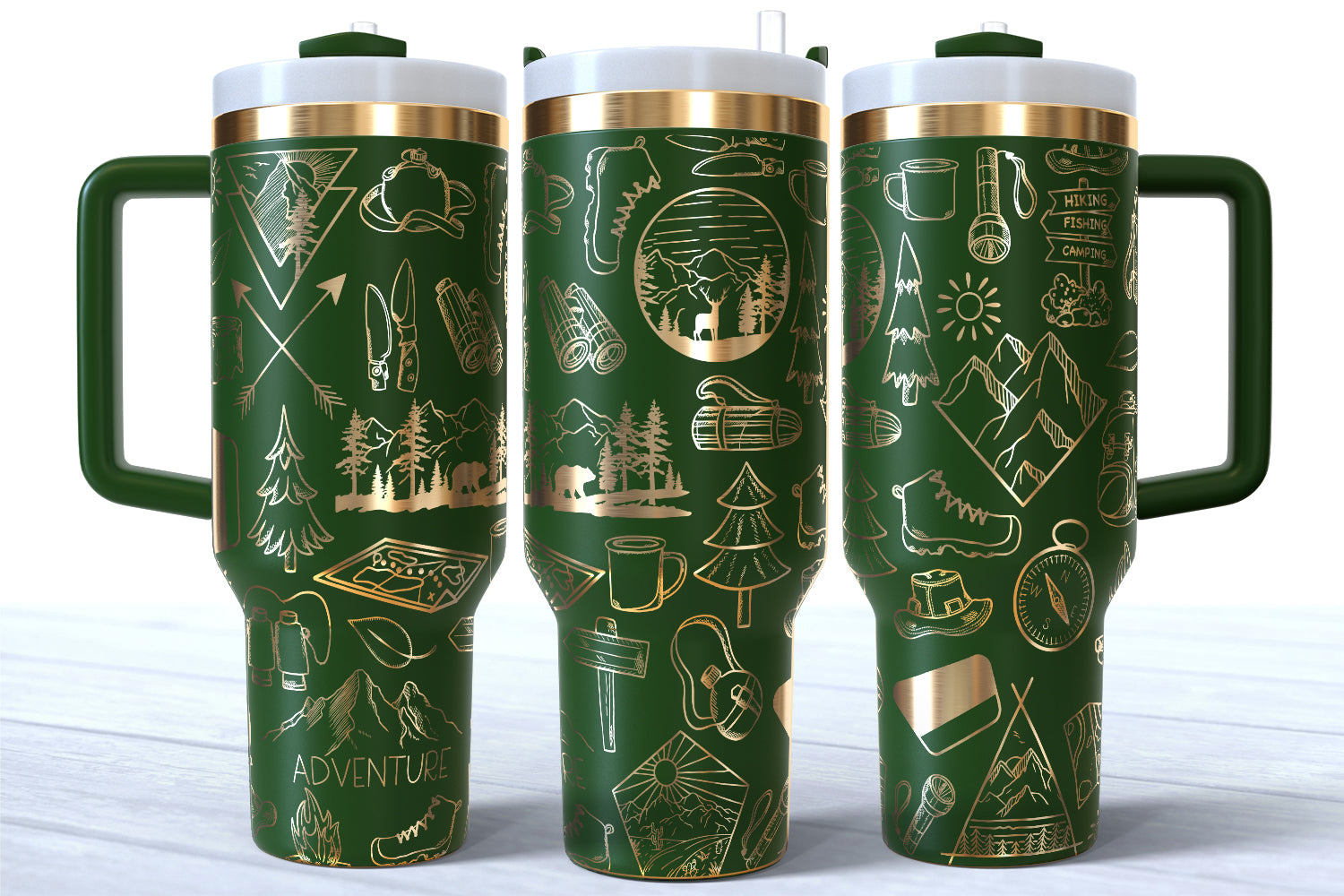 Hiking Doodles 40oz