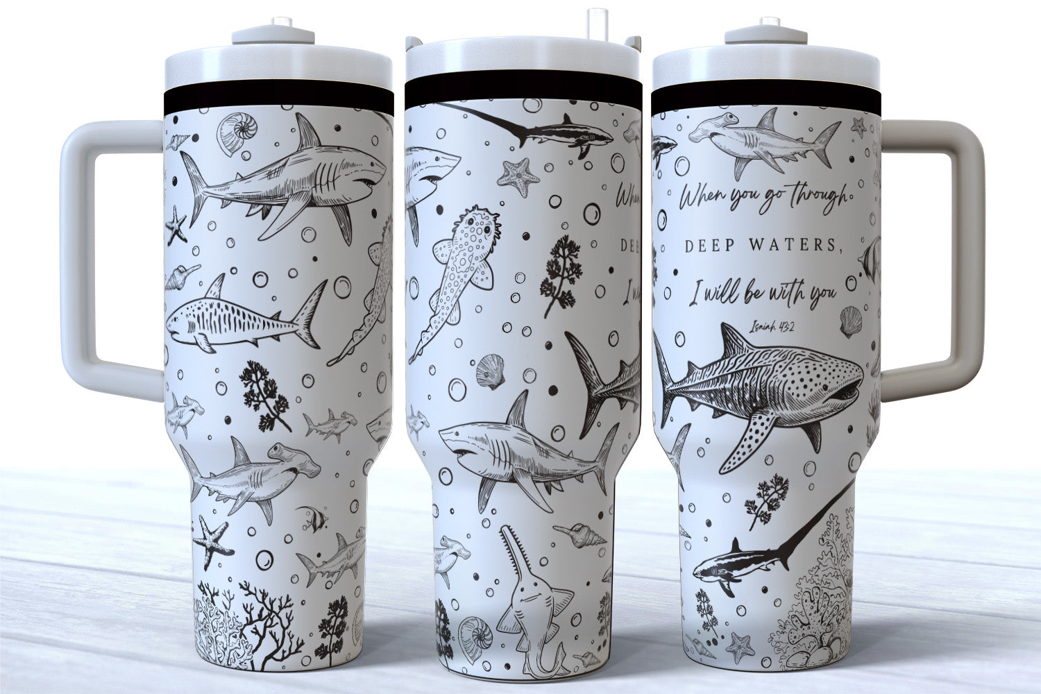 Deep Waters All Sharks 40oz