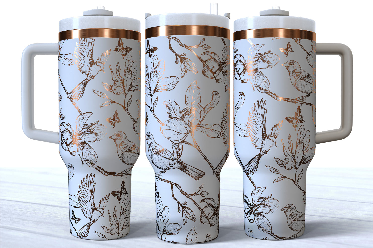 Birds & Flowers 40oz