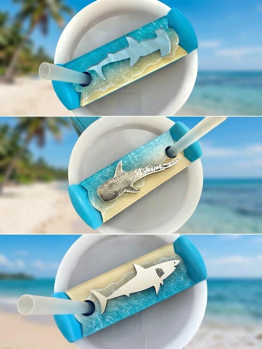 Bundle of 3 Shark 40oz Lid Toppers