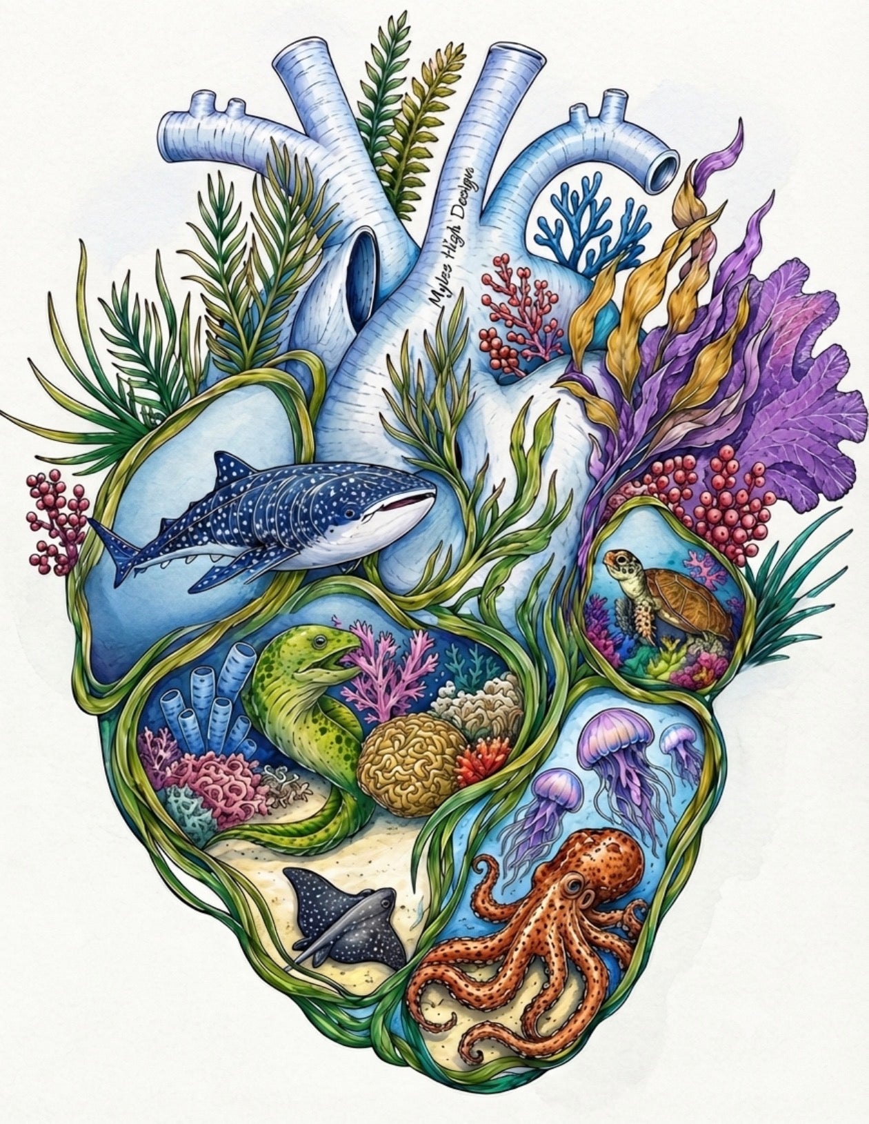 Heart of the Ocean Sticker