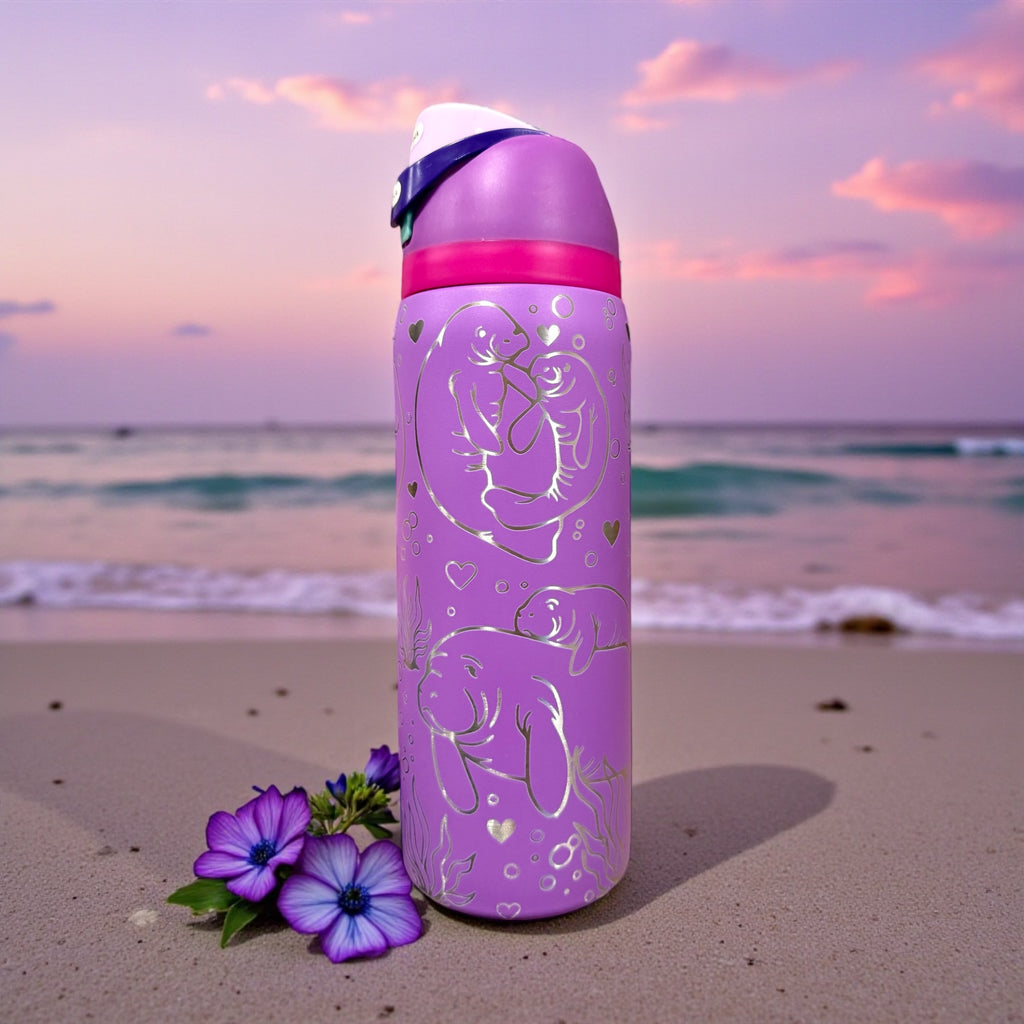 Manatee Owala Style 32oz Tumbler (choose your color)
