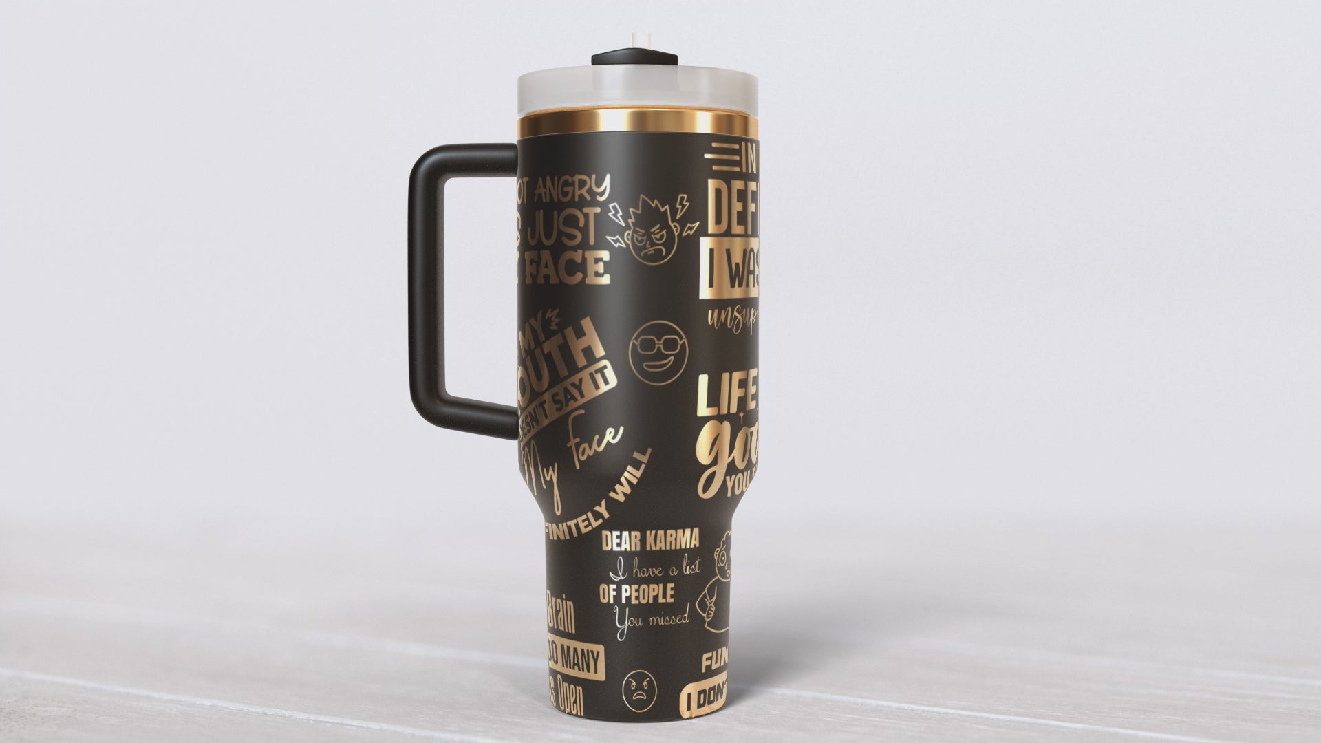 Sarcastic 40oz