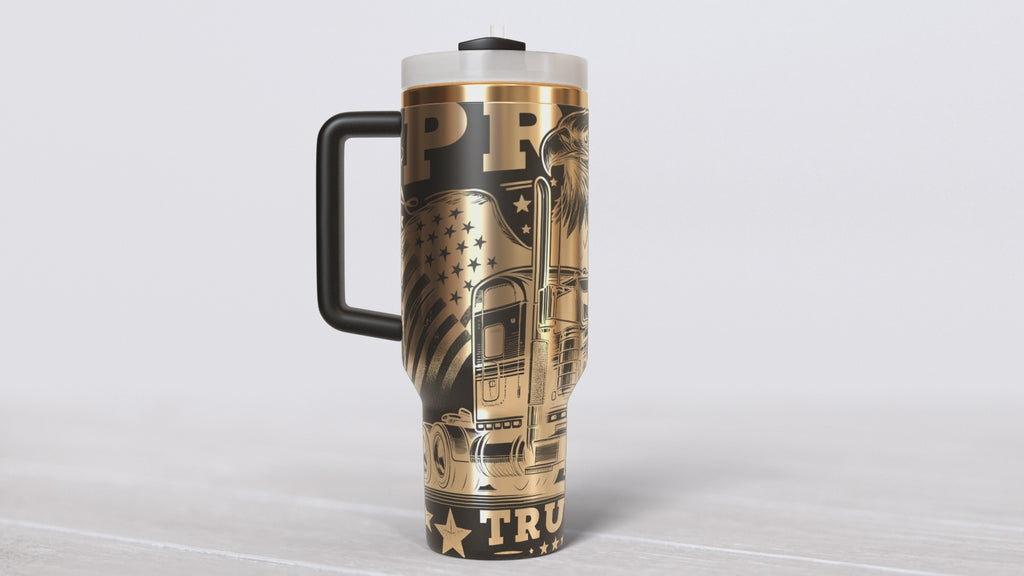 Proud Trucker 40oz