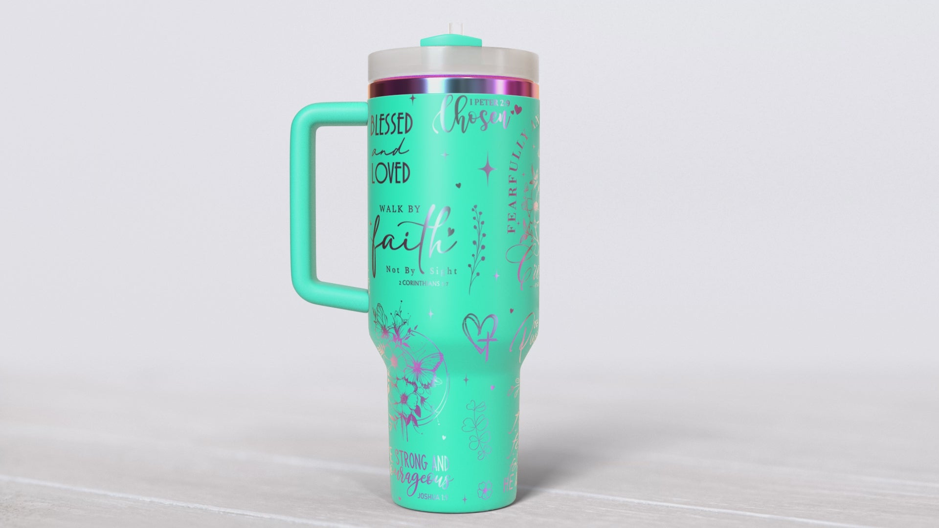Boho Bible Verse 40oz