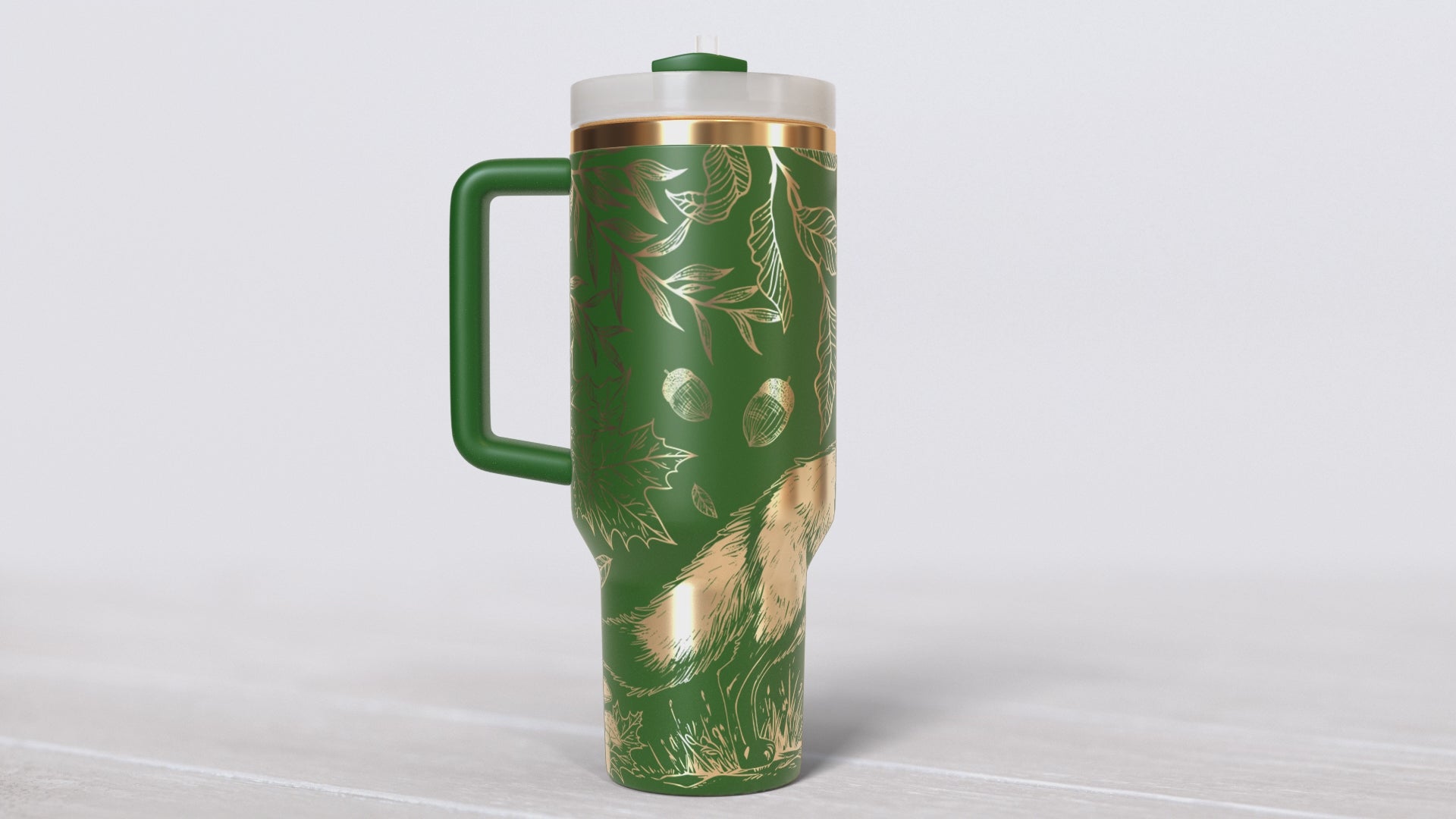 Floral Fox 40oz