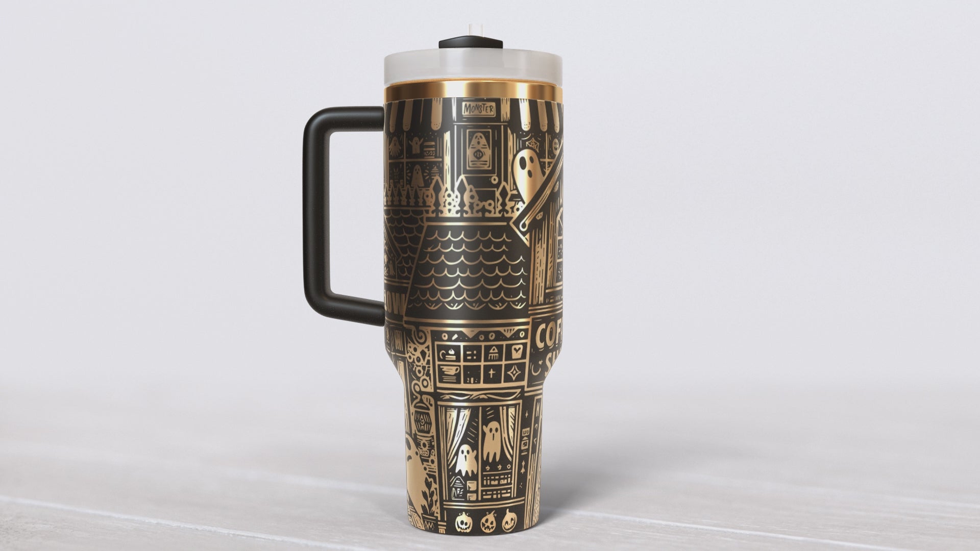 Halloween Coffee Shop 40oz