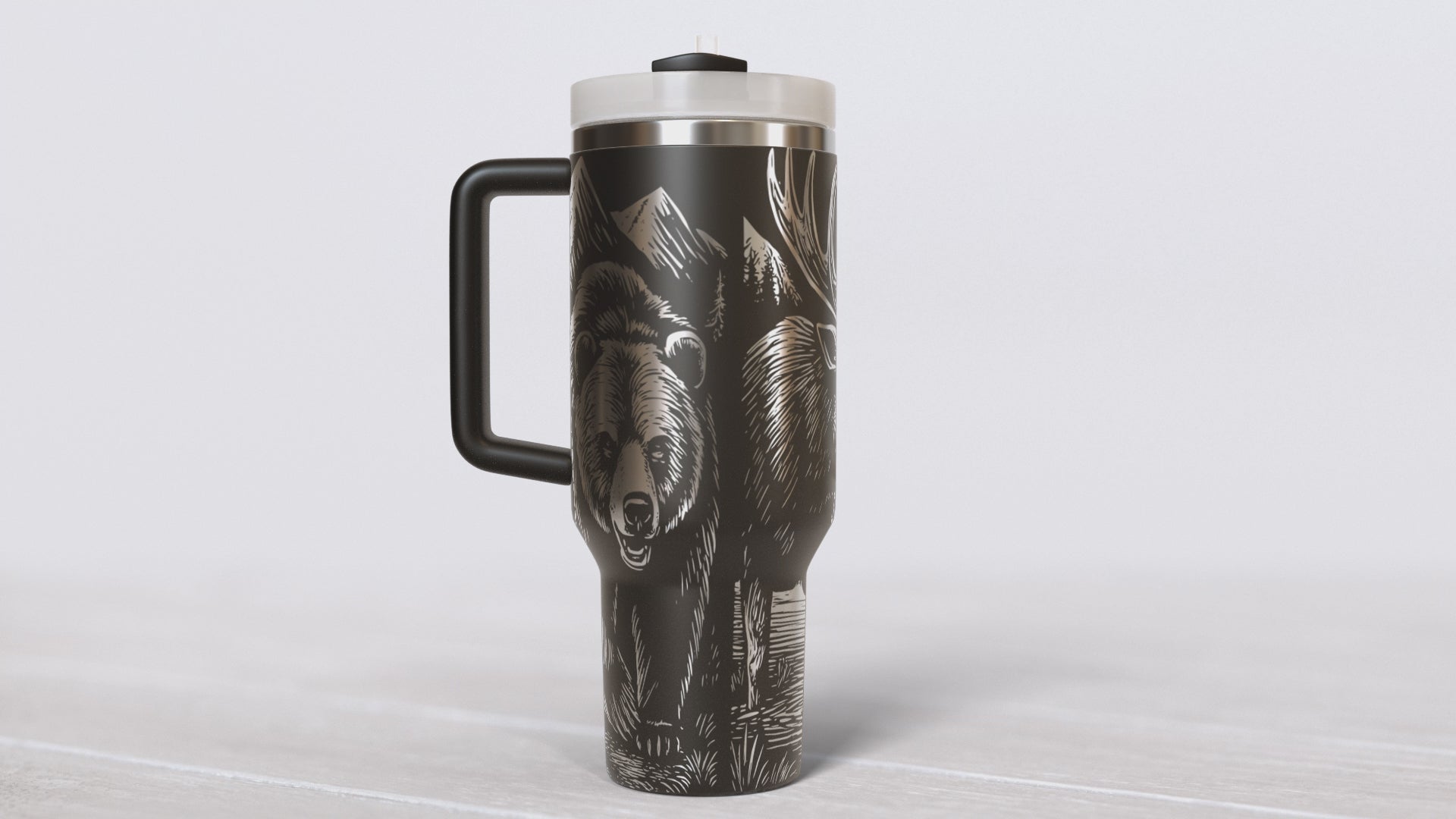 Bear Moose Wolf 40oz
